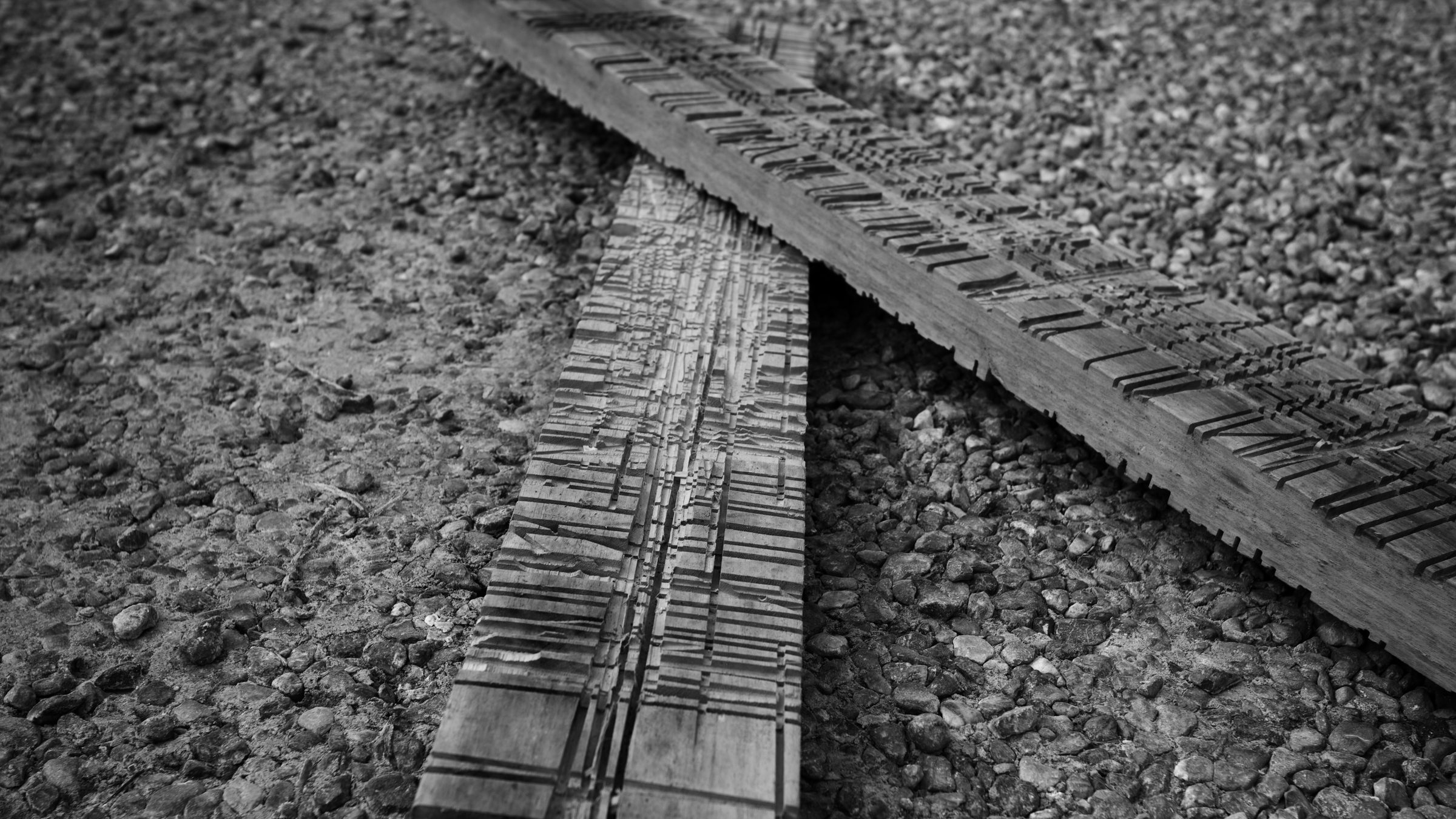 Dettaglio della texture del legno riciclato del portafoto City