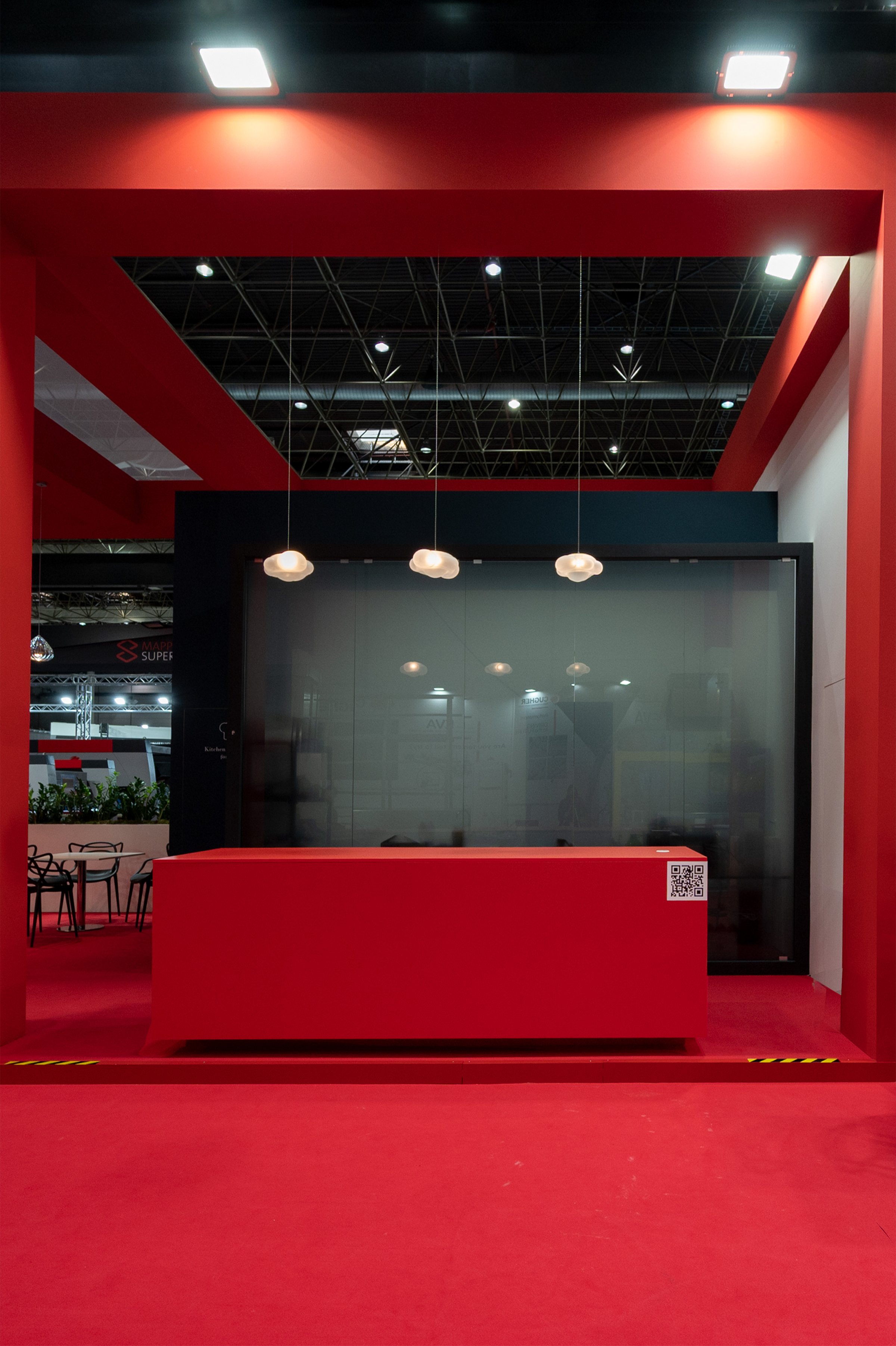 Vista dall'alto dello stand Triulzi a Glasstec