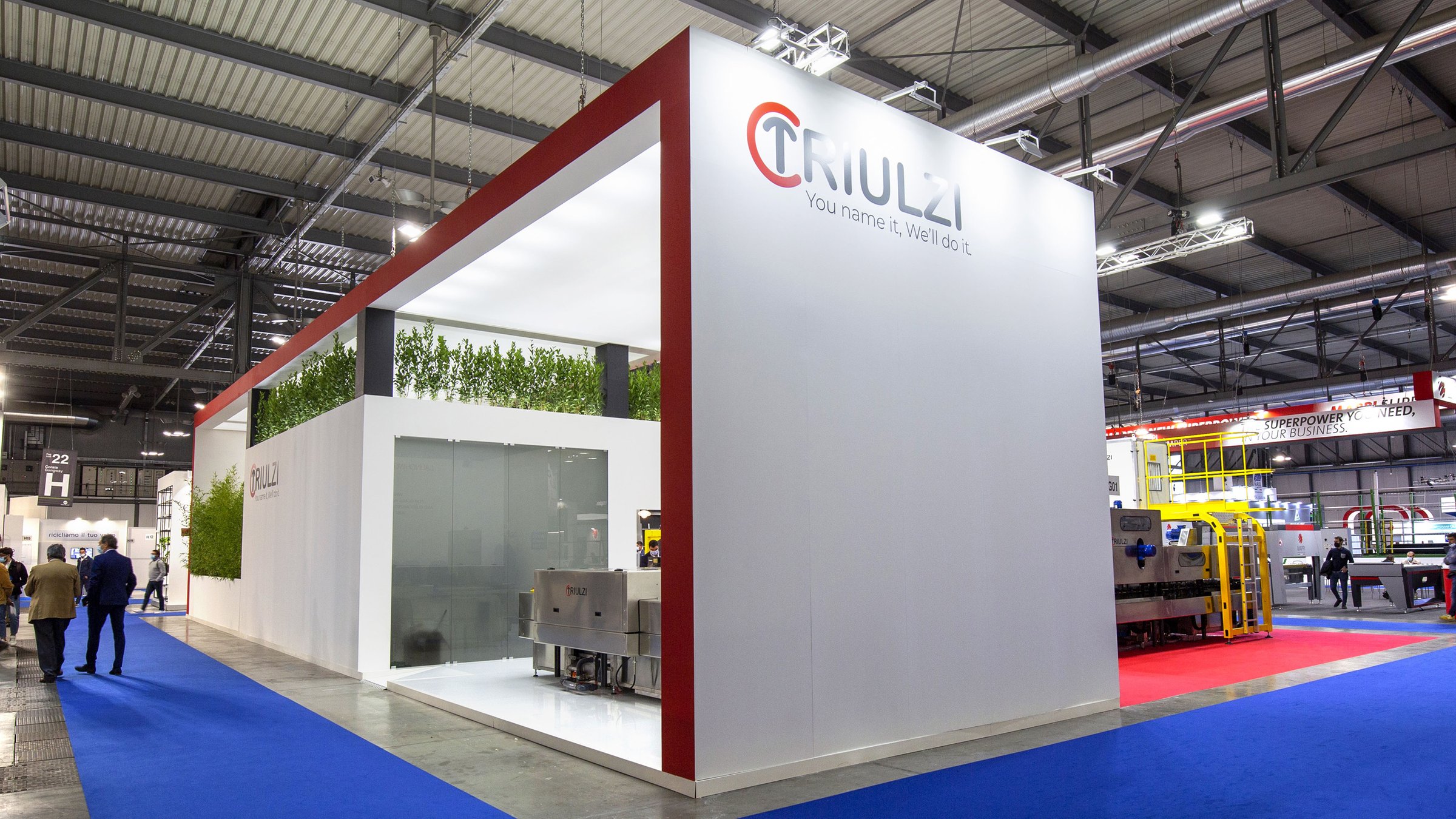 Spazio espositivo dello stand Triulzi a Vitrum Milano