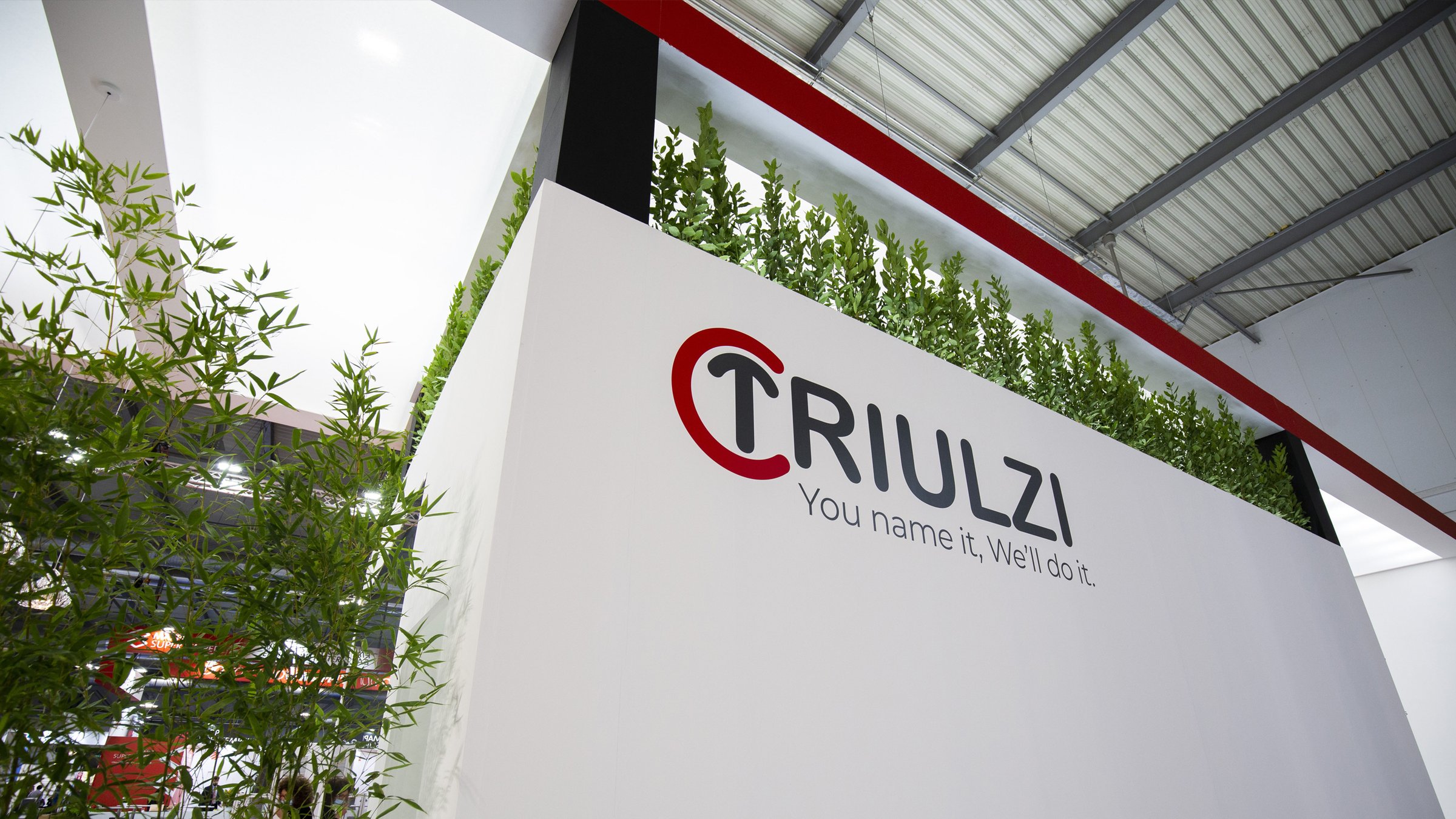 Zona lounge dello stand Triulzi a Vitrum Milano